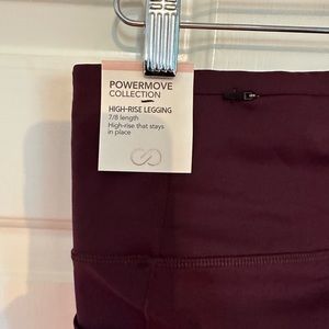 CALIA essential  leggings tights high rise berry